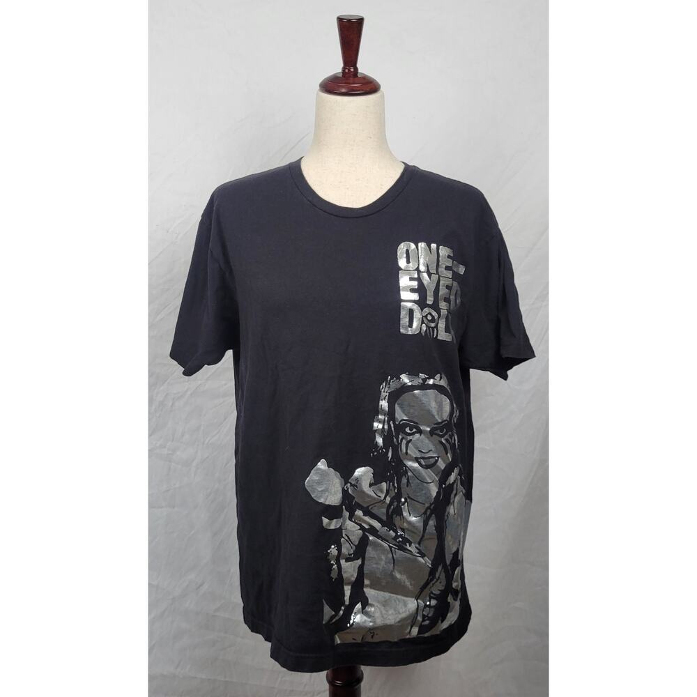 One-Eyed Doll Cotton Extra Large XL Black Graphic Tee
